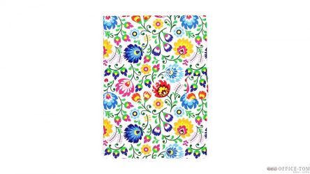 Notes A5 na rzep z nadrukiem FOLK BIURFOL NNO-07-02