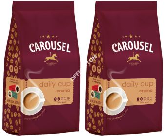 Kawa CAROUSEL CREMA 1kg ziarnista x 2 szt.
