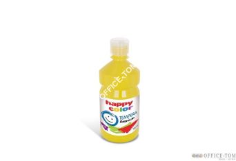 Farba tempera Premium 500ml, żółty Happy Color