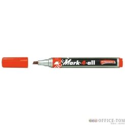 Marker permanentny STABILO mark-4-all, ścięta końcówka czerwony