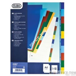 Przekładki A4 z kolorowego PP 10  100205063 ELBA