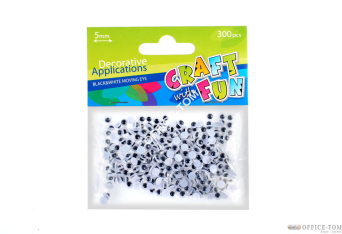 Ozdoba Dekoracyjna Oczy 5Mm CRAFT WITH FUN