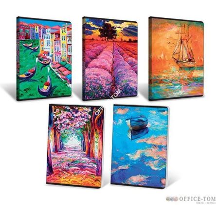 Zeszyt A5 60K krata laminowany Art