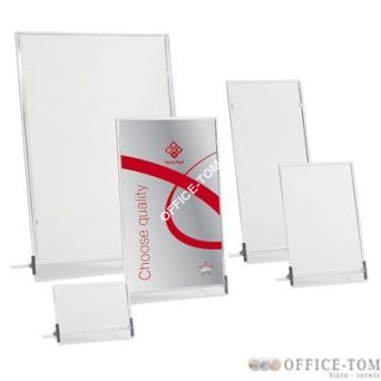 TAbliczka stojąca jednostronna PANTA-PLAST 11 X 23 CM