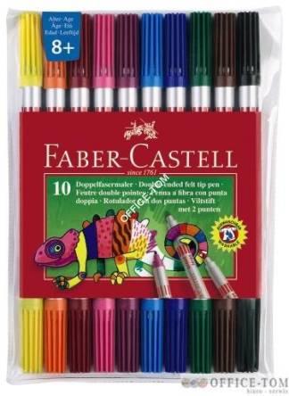 Flamastry Dwustronne Etui 10 Szt FABER-CASTELL