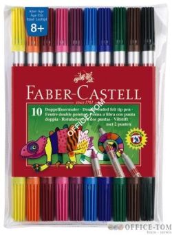 Flamastry Dwustronne Etui 10 Szt FABER-CASTELL