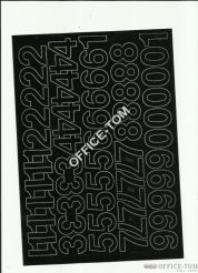 LITERY samoprzylepne 3cm (8szt) białe ARTDRUK