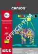 Blok techniczny kolorowy A4 180G 10ark. (SŁOŃ)  100554888 CANSON - 2