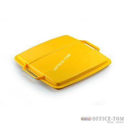 DURABLE DURABIN LID 90 pokrywa do pojemnika 90 l, żółta