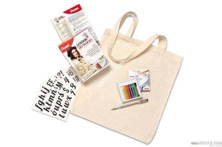 Zestaw pasteli do tkanin z torbą Pentel PTS7+BN15+TORBA