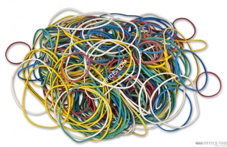 Gumki recepturki E&D PLASTIC mix kolor 15g plastikowe pudełko opak typ KM