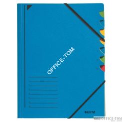 Teczka segregująca LEITZ, 7 przegródek, niebieski