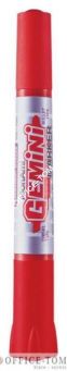 Marker MONAMI z 2 końcówkami PENTEL GEMINI  czerwony