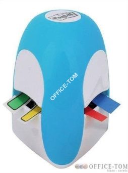Tridex Podajnik do zakładek indeksujących Post-it®, niebieski z zestawem zakładek 3M
