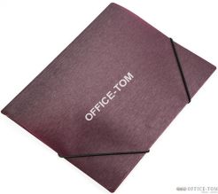 Teczka A5 z gumką SIMPLE bordo Panta Plast