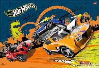Podkład szkolny na biurko obustronny 55x38 cm HOT WHEELS St.Majewski
