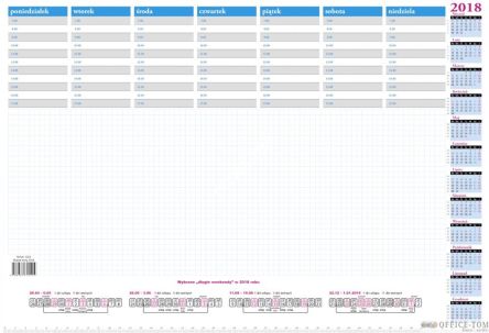 Kalendarz BIUWAR mały 26 kartek nr.1258 Wokół Nas