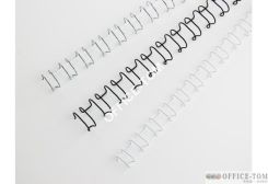 Grzbiety drutowe GBC A4 21L 8 mm SLV (100)
