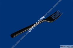 Widelec plastikowy jednorazowy op 50 szt czarny