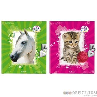 Pamiętnik Pretty Pets z kłódką Herlitz