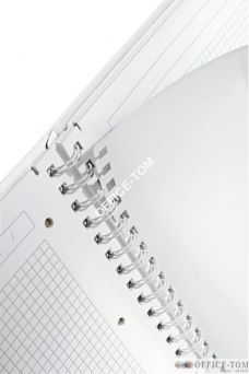 Notatnik z folderem \"Get organised\" Leitz WOW PP, A4 80k Metaliczny fioletowy