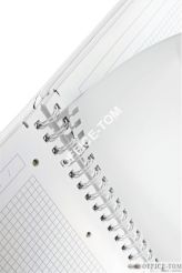 Notatnik z folderem \"Get organised\" Leitz WOW PP, A4 80k Metaliczny fioletowy
