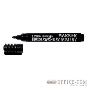 Marker D.RECT 3160 suchościeralny okrągły CZARNY