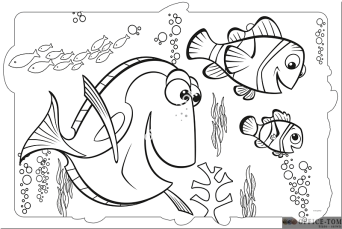 Puzzle Przygody Nemo - Maxi konturowe 30 elementów TREFL 14166