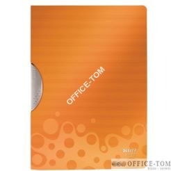 Skoroszyt z klipsem LEITZ Bebop, pomarańczowy