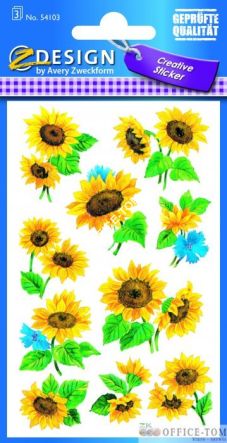 Naklejki AVERY ZWECKFORM Z-Design Creative Słoneczniki
