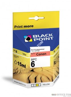 BLACK POINT Wkład do CANON BCI-6Y Yellow 15ml