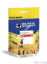 BLACK POINT Wkład do CANON BCI-6Y Yellow 15ml
