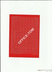 CYFRY samoprzylepne 1cm (8szt) złote ARTDRUK