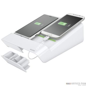 Ładowarka LEITZ COMPLETE DUO biała 64450001 do 2 smartfonów