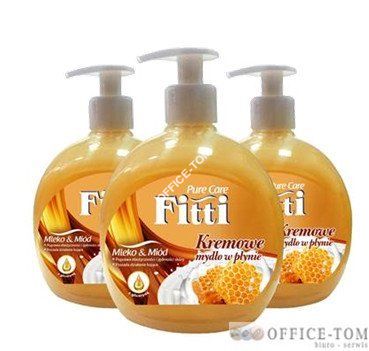 Mydło w płynie 500ml mleko z miodem FITTI