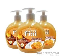 Mydło w płynie 500ml mleko z miodem FITTI