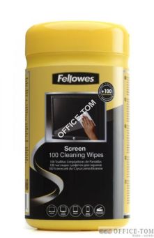 Ściereczki nasączone do ekranu FELLOWES tuba 100 szt.
