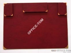 Podkładka na biurko z wyposażeniem bordo Warta