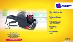 Metkownica cenowa drzurzędowa (10 + 8 znaków numerycznych), czarna Avery Zweckform