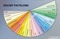 Papier xero kolorowy A4 MANDARYNKOWY 210G karton- 4 ryzy